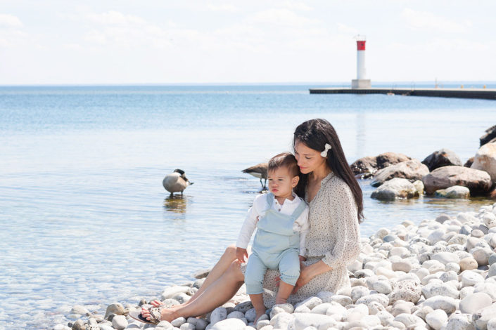 Mother and Son Lakeside | Leeboo Photo | Family Photography