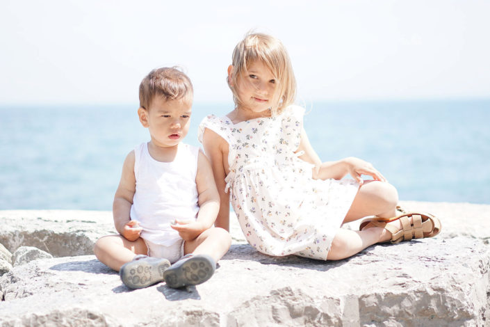 Brother and Sister Lakeside | Leeboo Photo | Family Photography